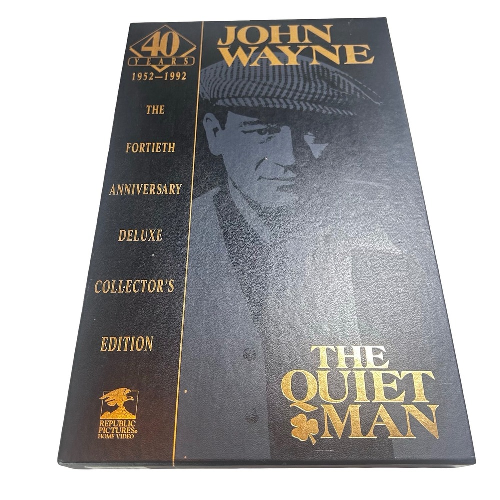 John Wayne The Quiet Man 40th Anniversary Deluxe‎ Collector's Edition VHS Sealed